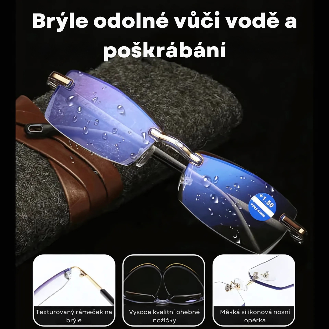 Brýle Vision™ proti záření + kožené pouzdro (Kup 1, druhé ZDARMA)