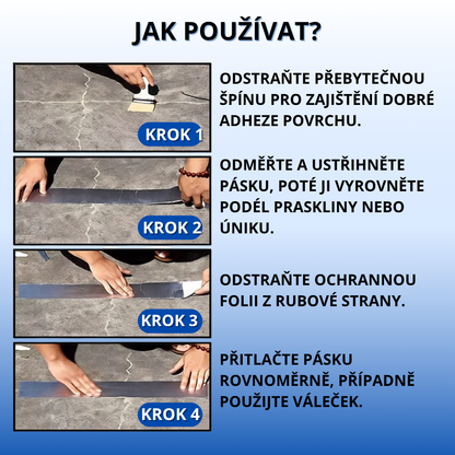 Ultrapevná vodotěsná těsnící páska FlexForte™ (Akce 1 + 1 ZDARMA)