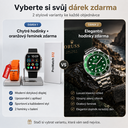 2× brýle vision™ + 2× kožené pouzdro (hodinky dle výběru zdarma)